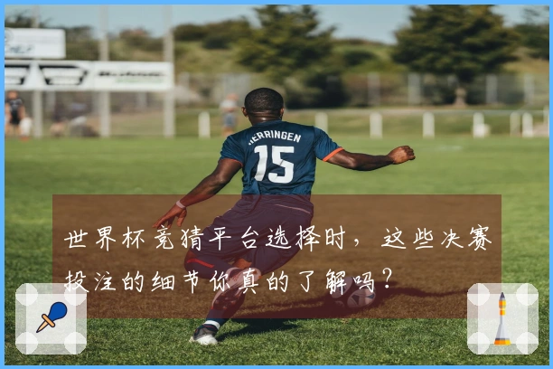 世界杯竞猜平台选择时，这些决赛投注的细节你真的了解吗？