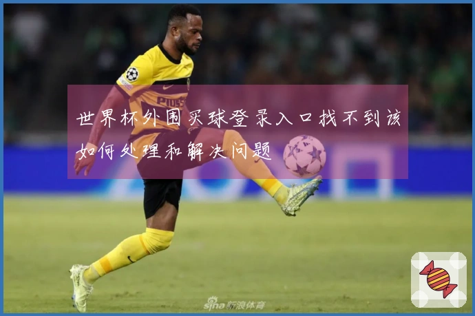 世界杯外围买球登录入口找不到该如何处理和解决问题