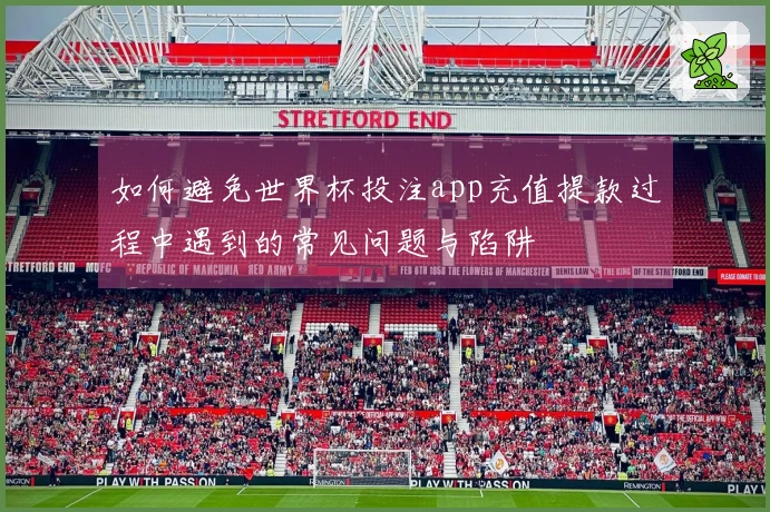 如何避免世界杯投注app充值提款过程中遇到的常见问题与陷阱